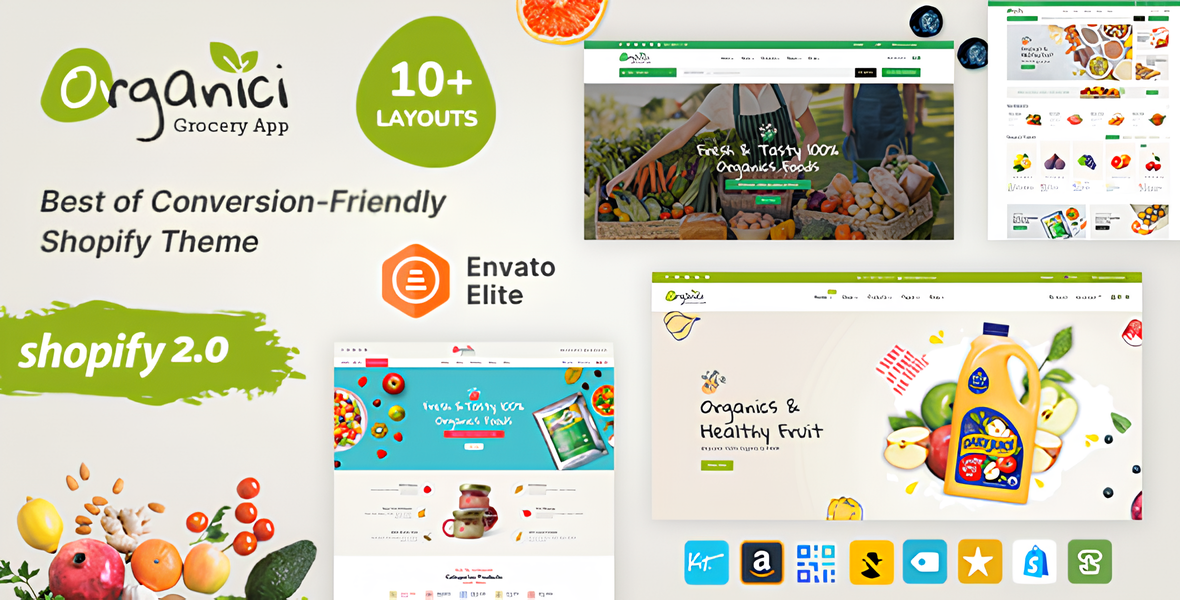 Organici - Fresh Food & Grocery Store - Shopify Multi-Purpose Theme