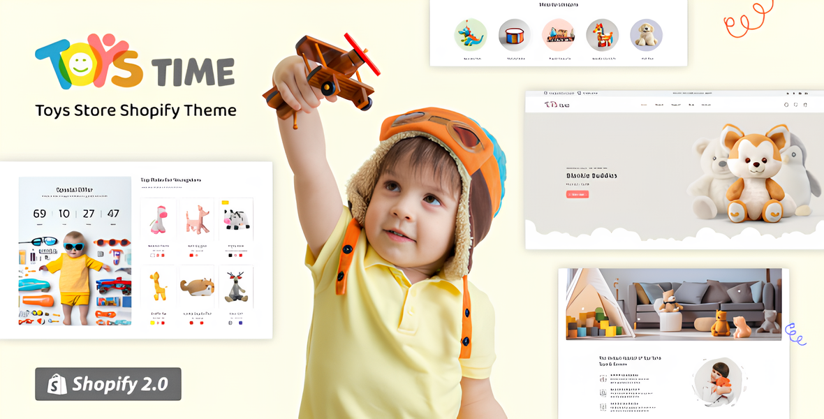 Toys Time - Kids Clothing, Toys Shopify Theme