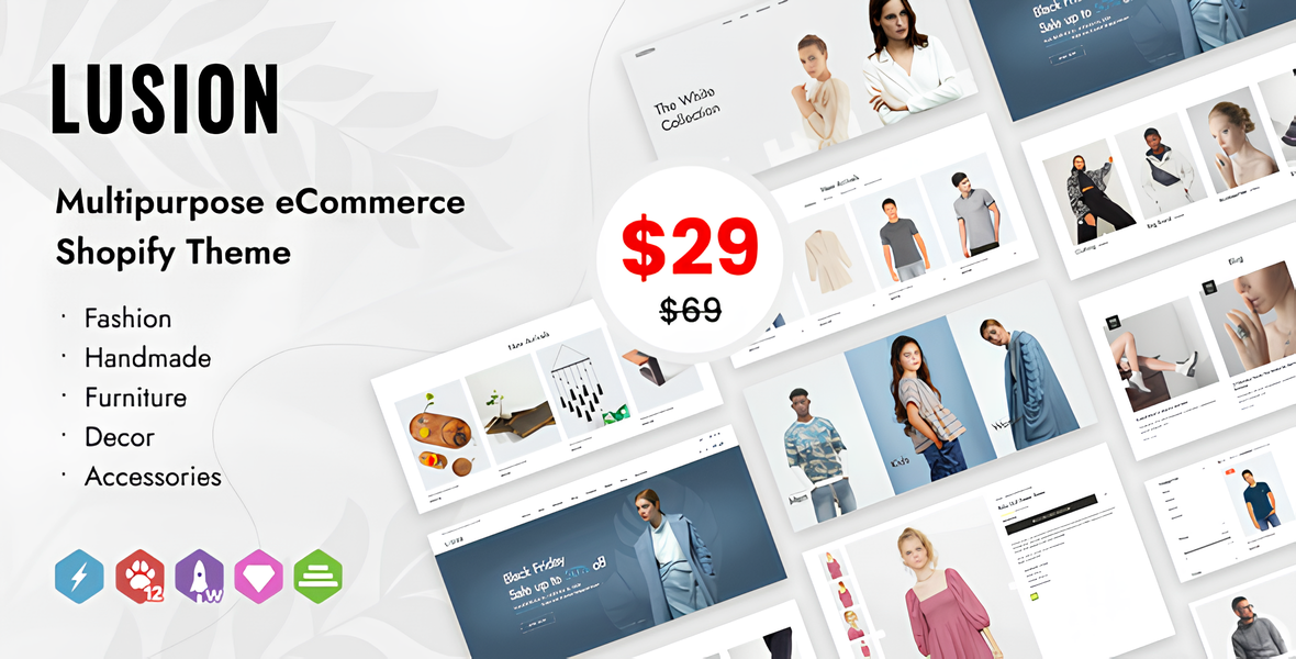 Lusion - Multipurpose eCommerce Shopify Theme