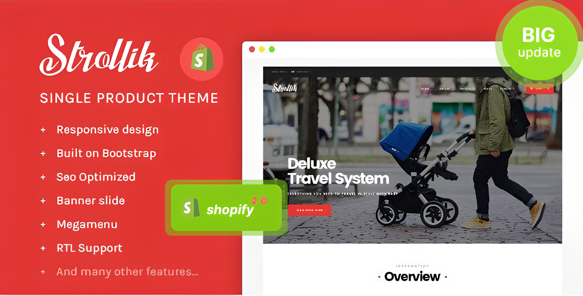 Ap Strollik - Flexible Single Product E-commerce Shopify Theme