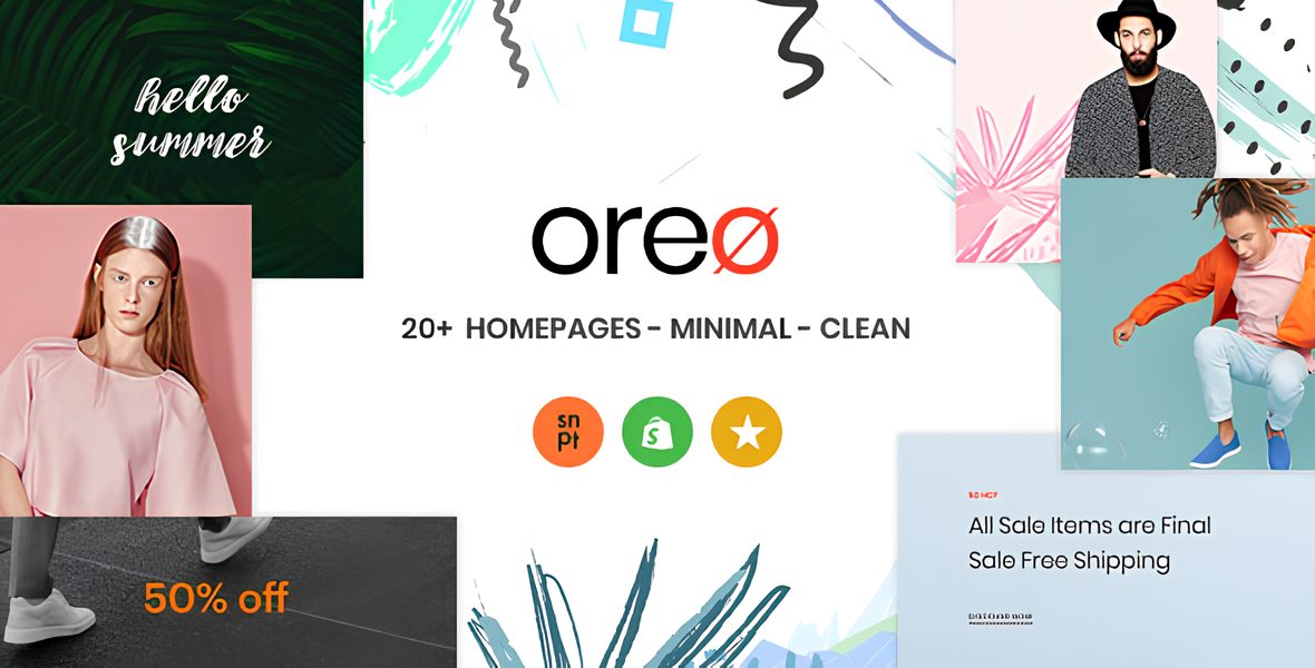 Oreo Minimal Clean Shopify Theme