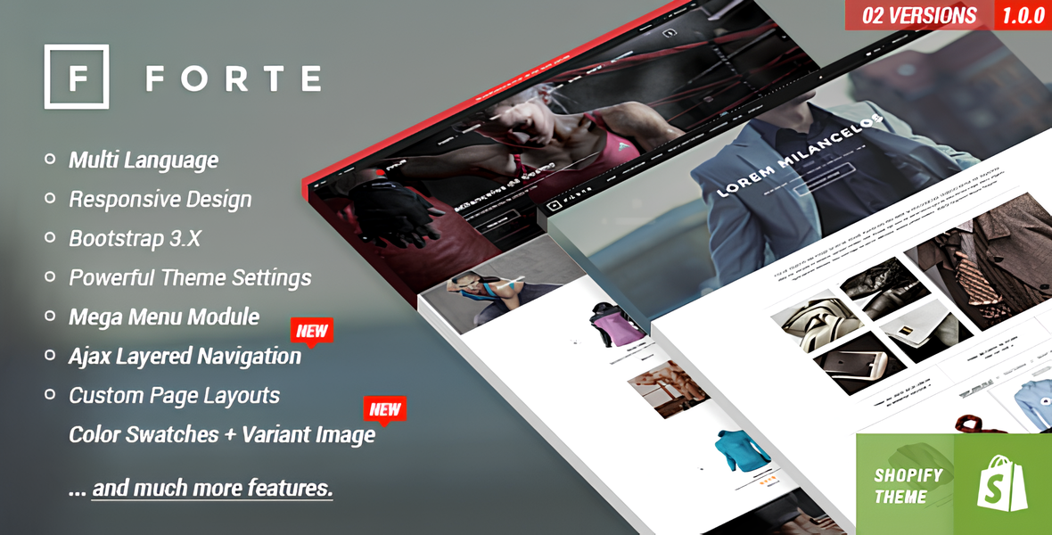 FORTE - Responsive Shopify Template