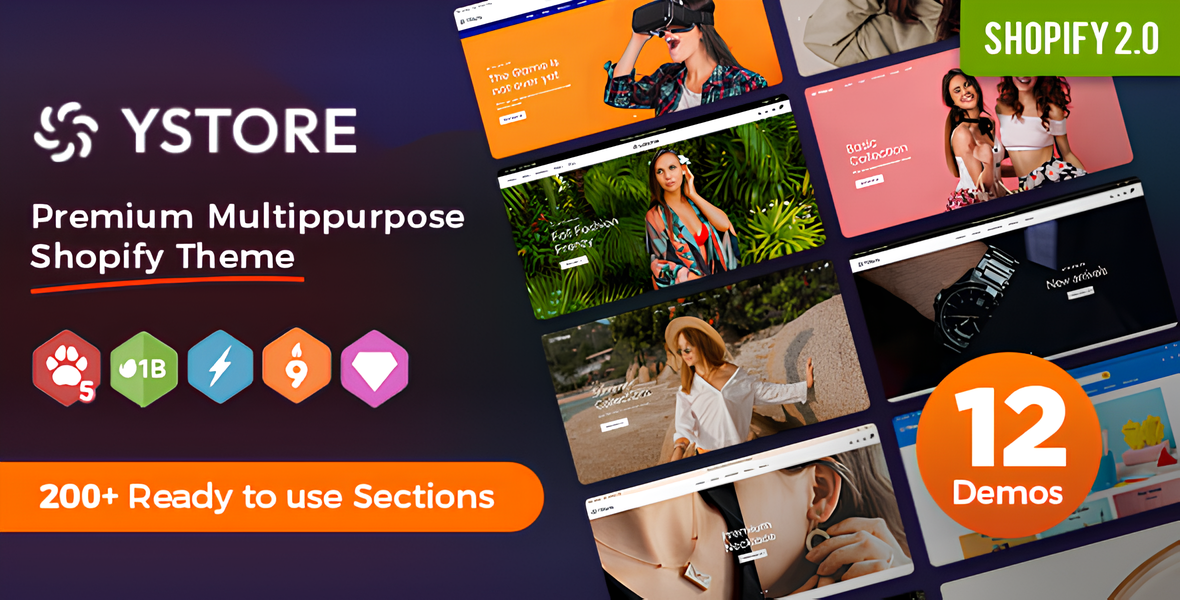 YStore - Multipurpose Fashion Shopify Theme OS 2.0