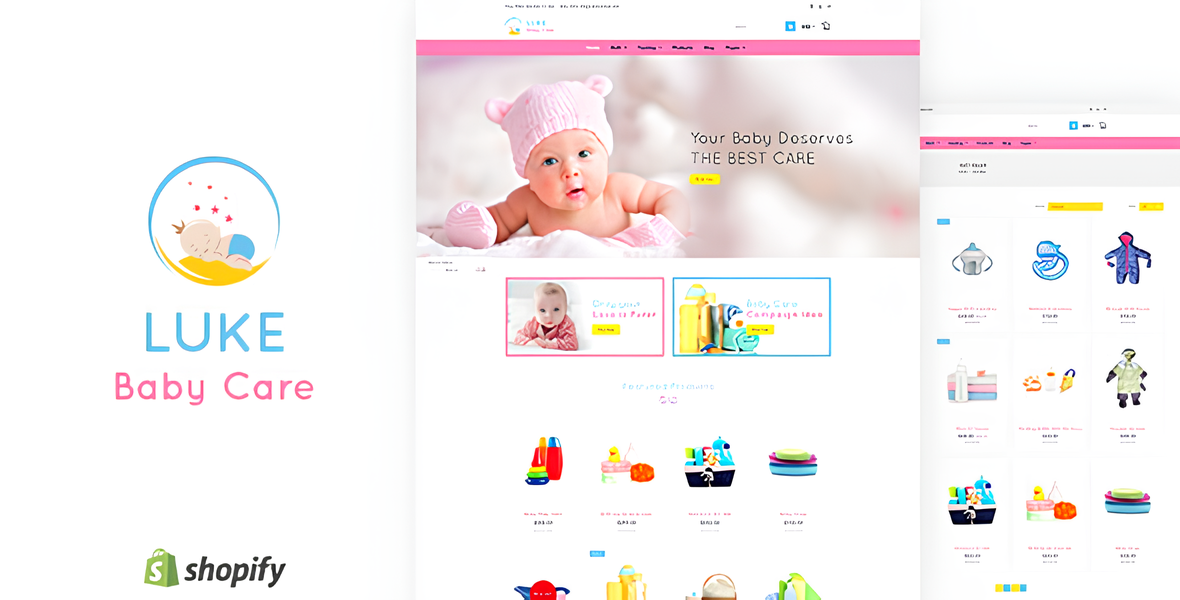 Luke - Toys Store, Baby Shopify Theme