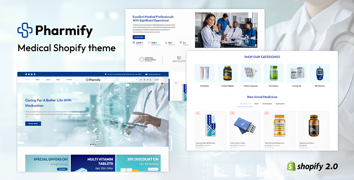Pharmify - Pharmacy & Medical Store Shopify Theme