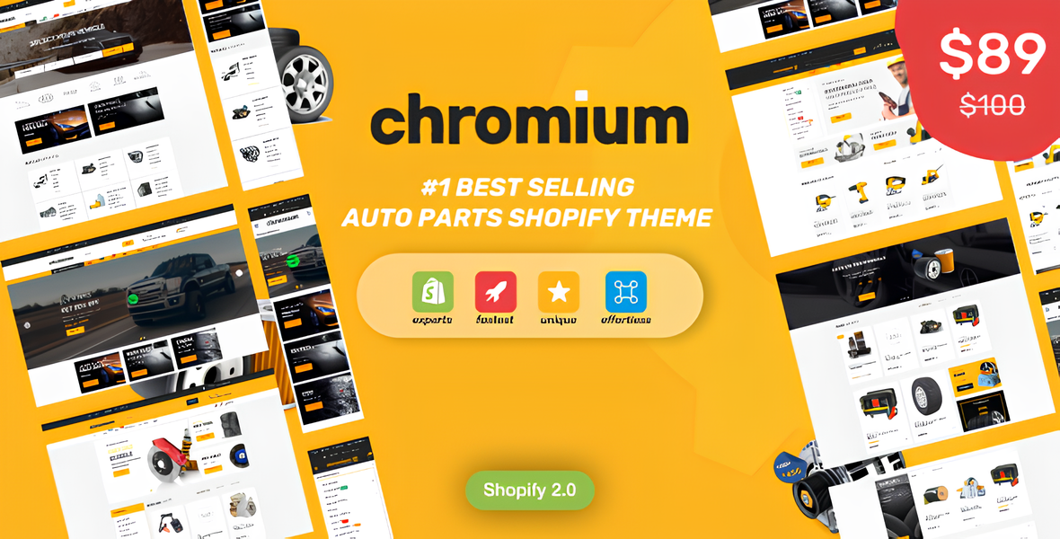 Chromium — Auto Parts Shop Shopify Theme