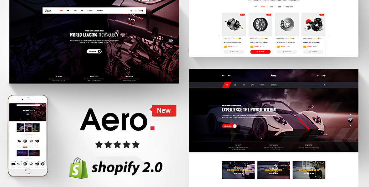 Aero - Auto Parts, Car Accessories Shopify Theme