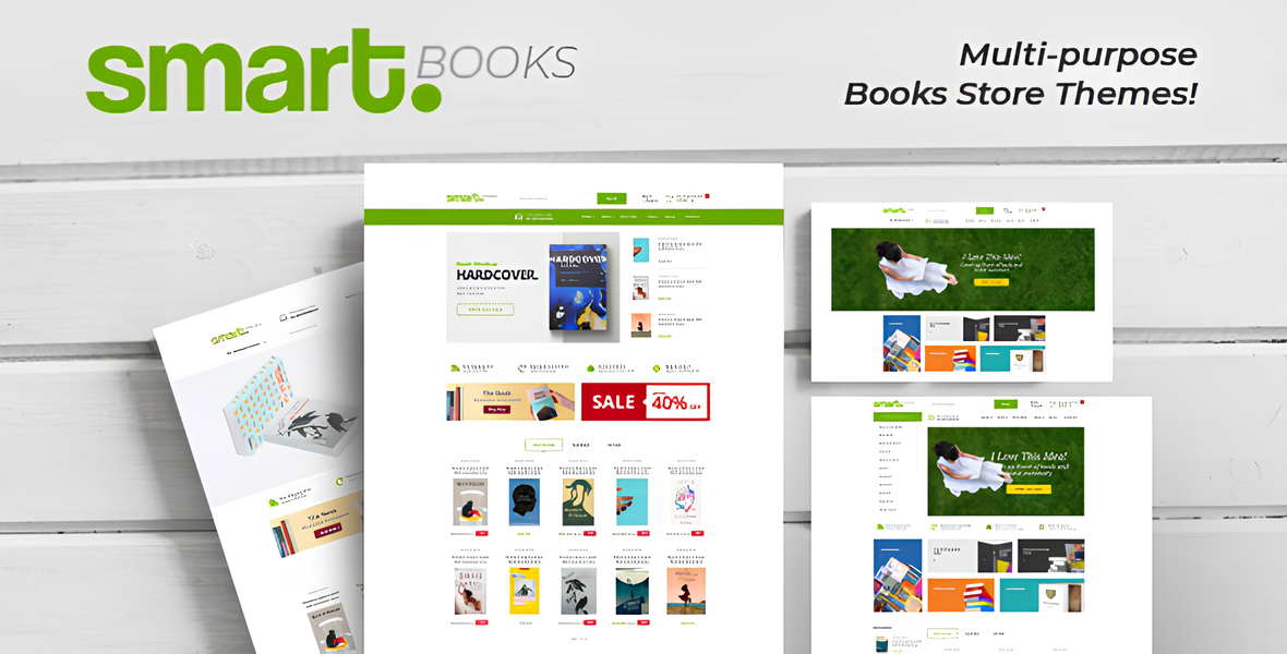 SmartBook - eBooks , Bookstore Shopify Theme
