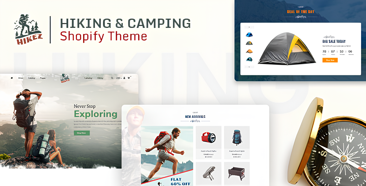 Hikez | Trekking and Hiking Shopify Store By BuddhaThemes  197 sales Well Documented