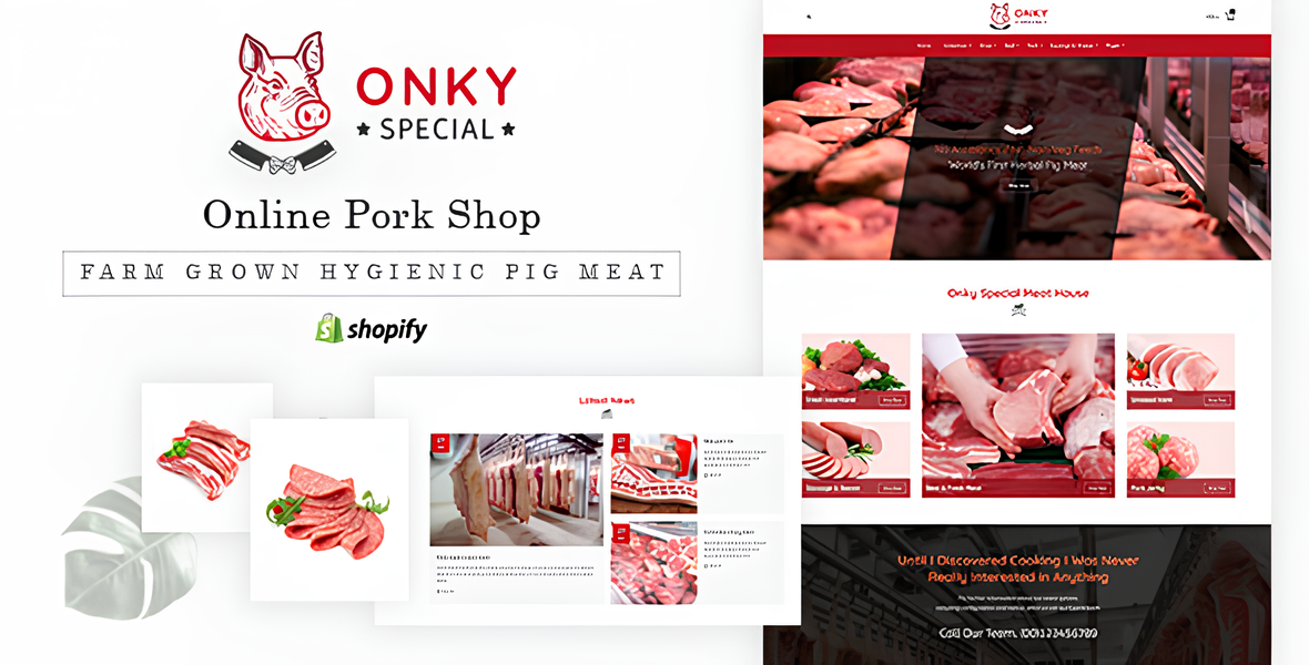 Onky | Butcher, Food and Meat Shop Shopify Theme