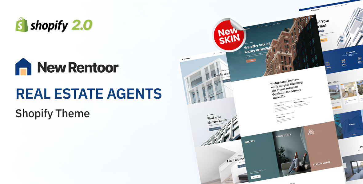 Rentoor - Shopify for Real Estate Agents Theme