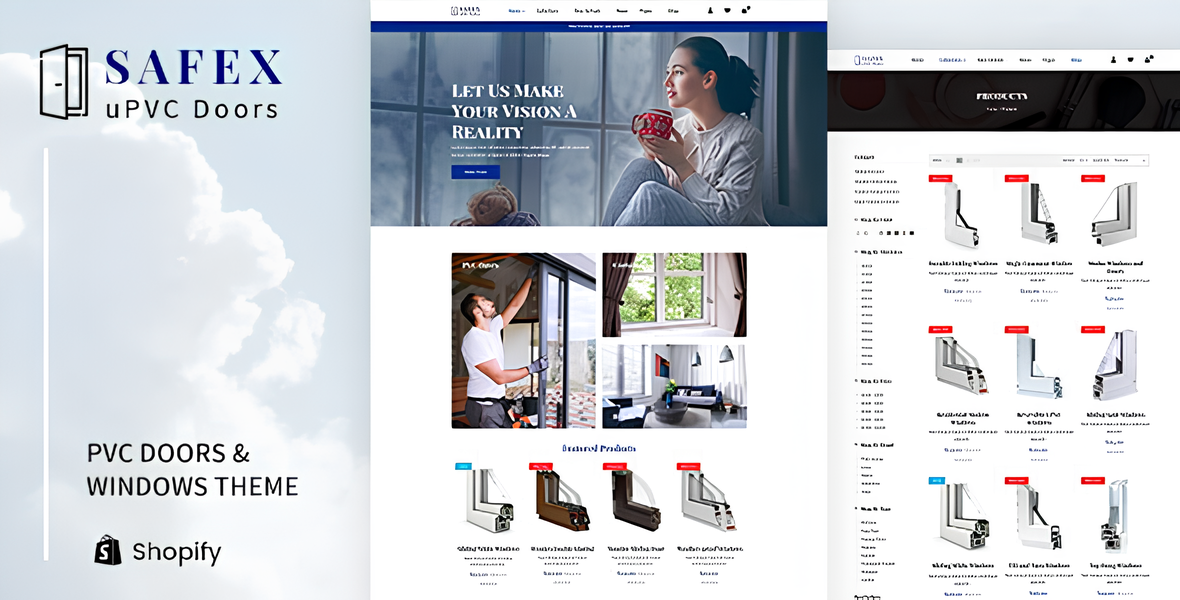 Safex - Hardware Shop, UPVC Furniture Shopify Theme