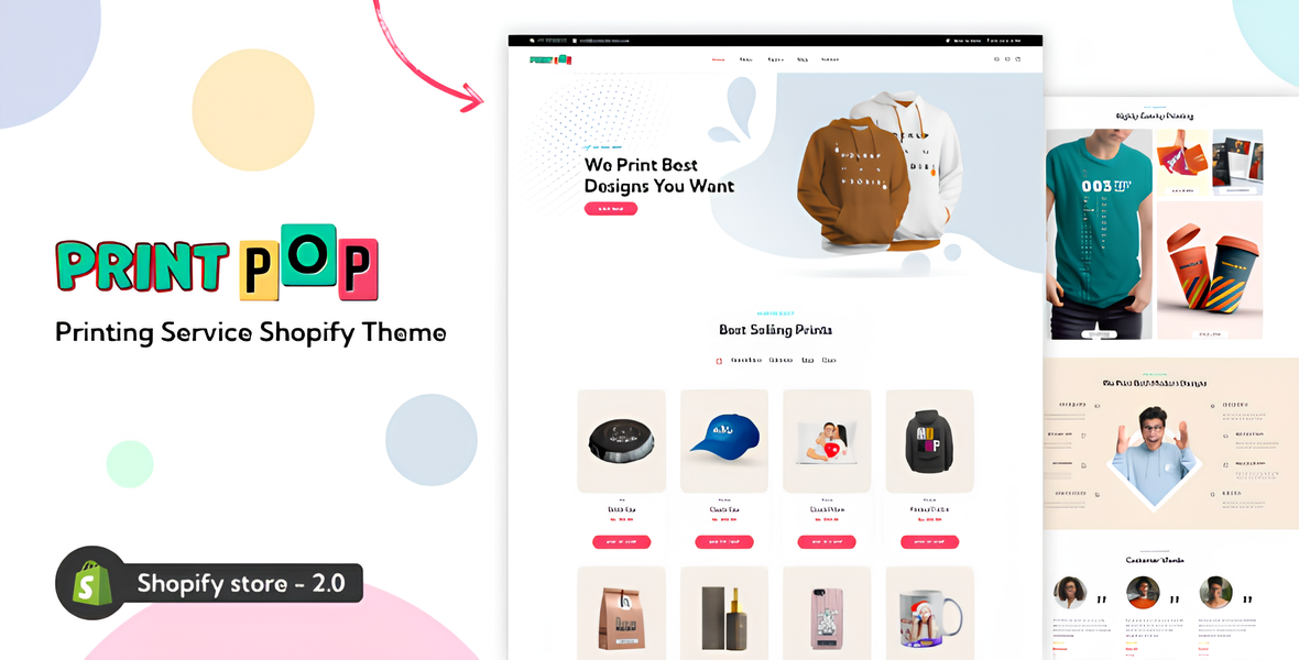Printpop - Printing Company Shopify Theme