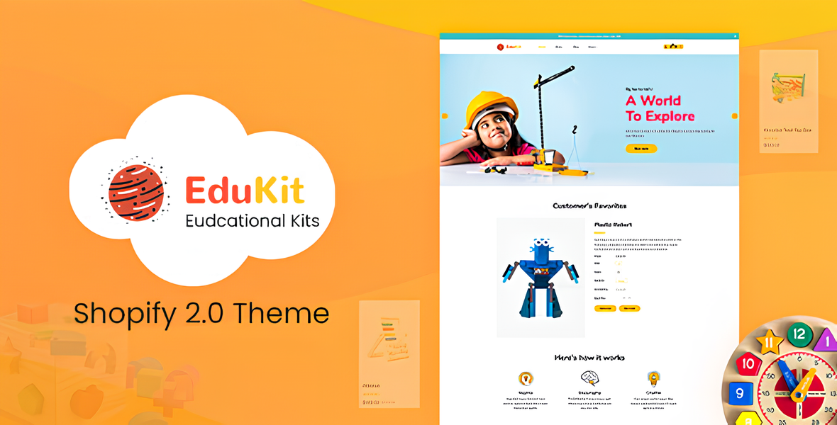 Edukit - Educational Toys Store Shopify Theme