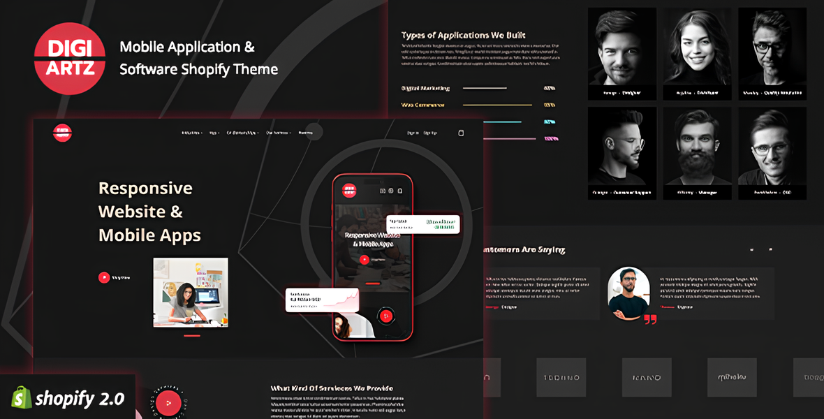 Digiartz - Software & App Store Shopify Theme