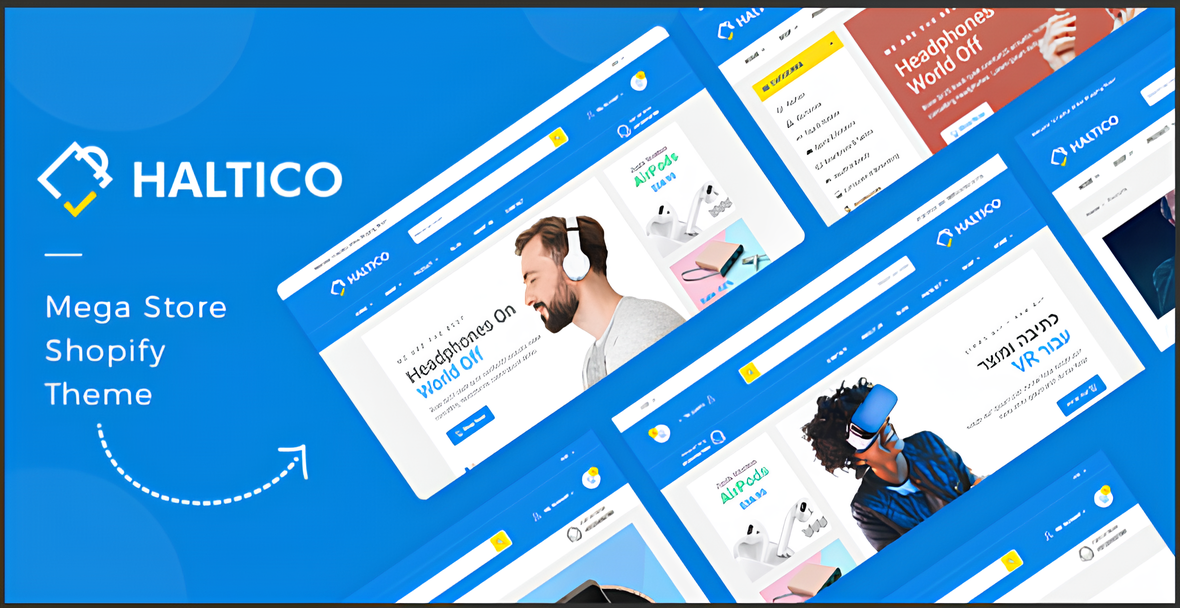 Electronic Stores Shopify Theme - Haltico