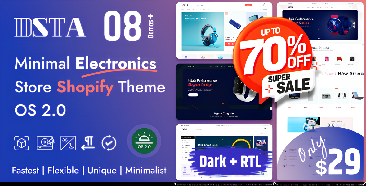 Dsta - Minimal Multipurpose Shopify Theme OS 2.0