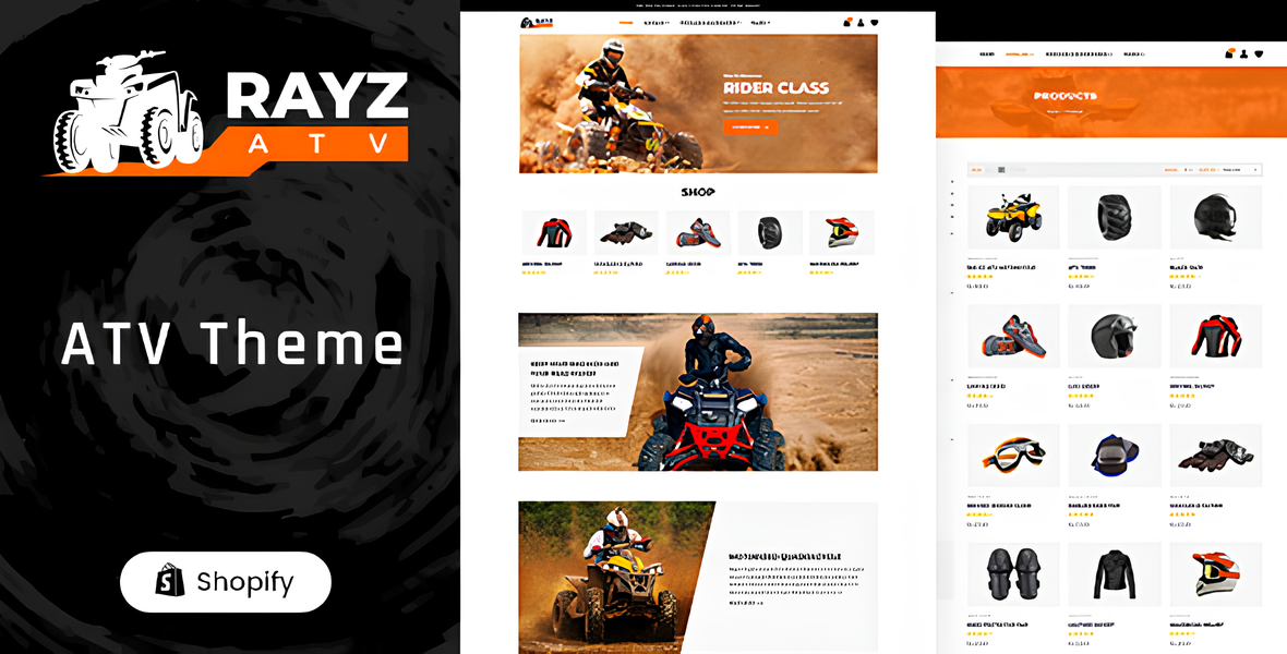 Rayz - Bike, Motor Sports Shopify Theme