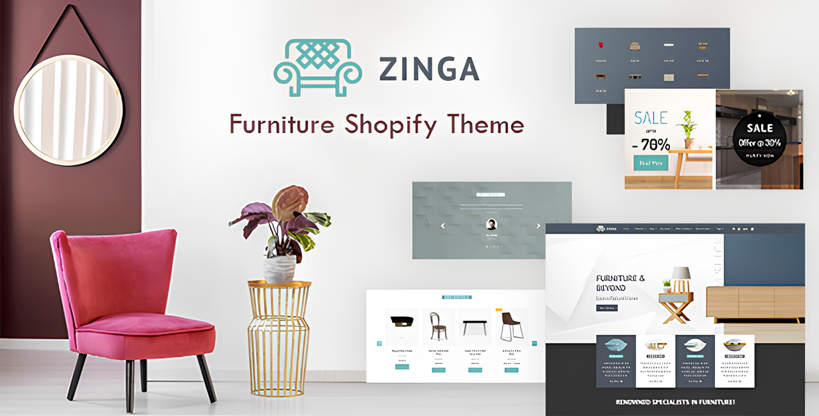 Zinga | Interior Store, Furniture Shopify Theme