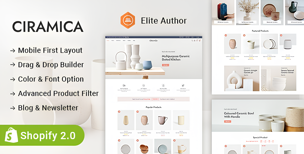 Ciramica - Ceramics and Pottery Store Shopify 2.0 Responsive Theme